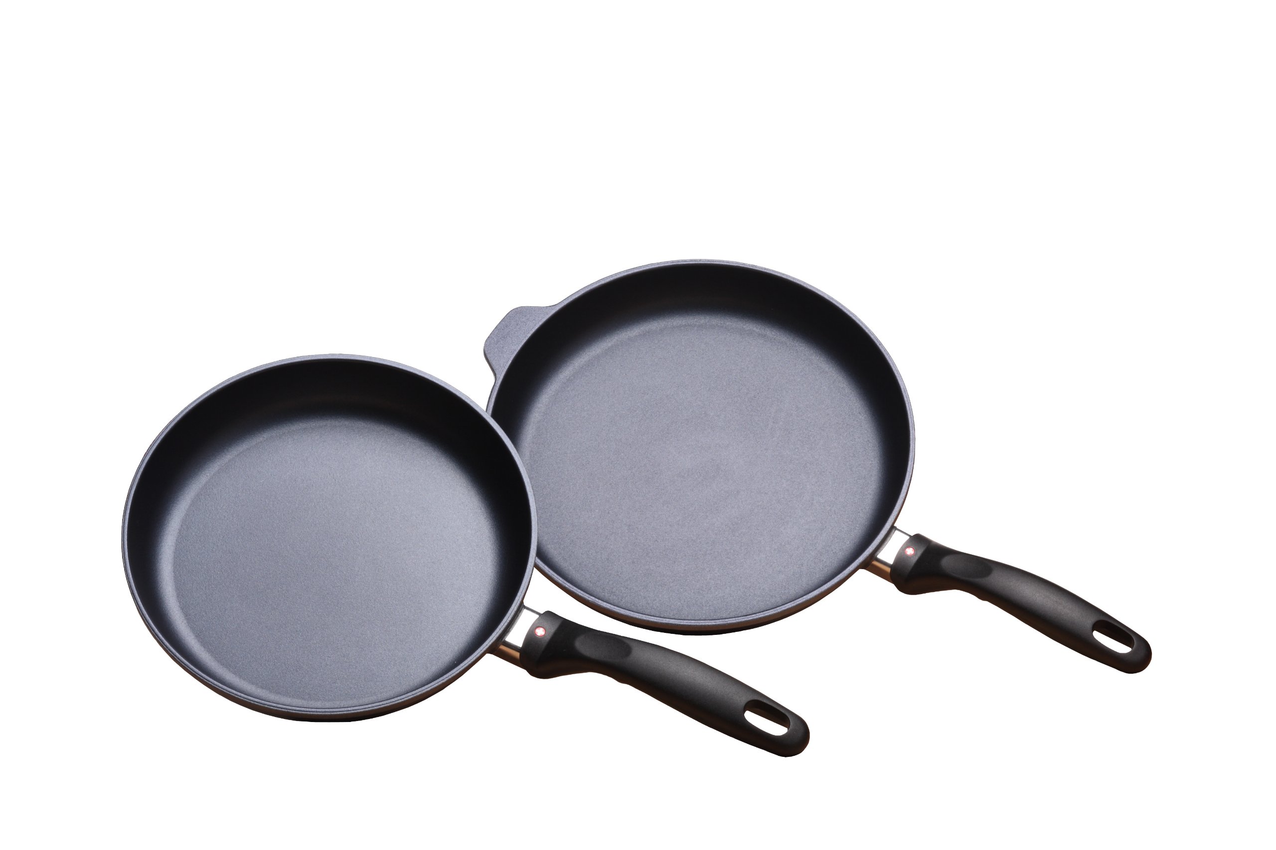 Swiss Diamond Non-Stick 9.5" & 11" Frying Pan Set, Oven Safe Aluminum Cookware